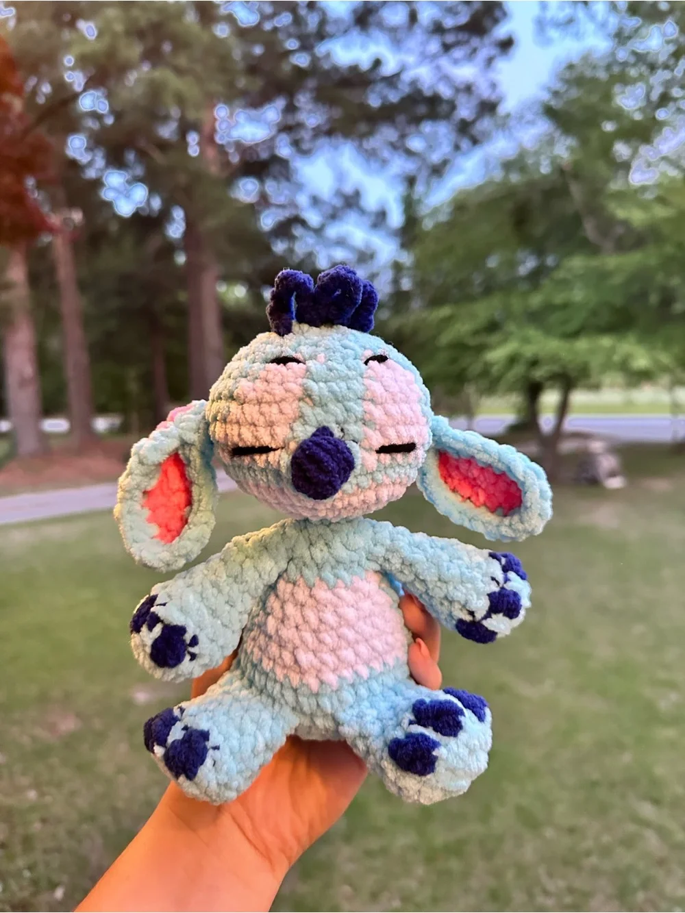 Handmade Crochet Mini Disney Stitch Character